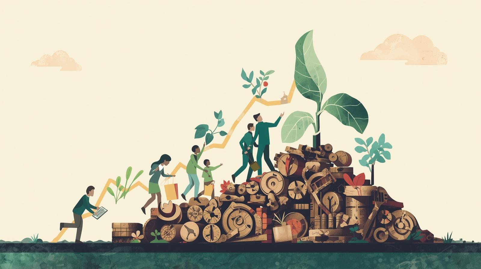 make me image for _ _ Nonprofit Support for Funding & Technology Solutions with professionally and effectively which implemeted by Sustainable Disadvantaged Development Foundation